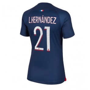 Paris Saint-Germain Lucas Hernandez #21 Domaci Dres za Ženska 2023-24 Kratak Rukavima